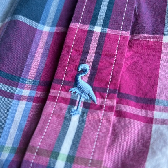 TAILORBYRD Collection Plaid Dress Shirt Large - Picture 8 of 8